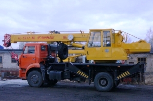 Автокран КС-3577-3К (на шасси КАМАЗ) ― Ростех А - комплексные поставки строительной, дорожной и автомобильной техники.